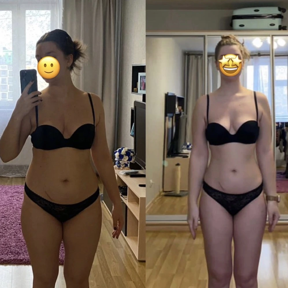 Transformation client ChedlyFit 1 — coach Montréal Québec avant après