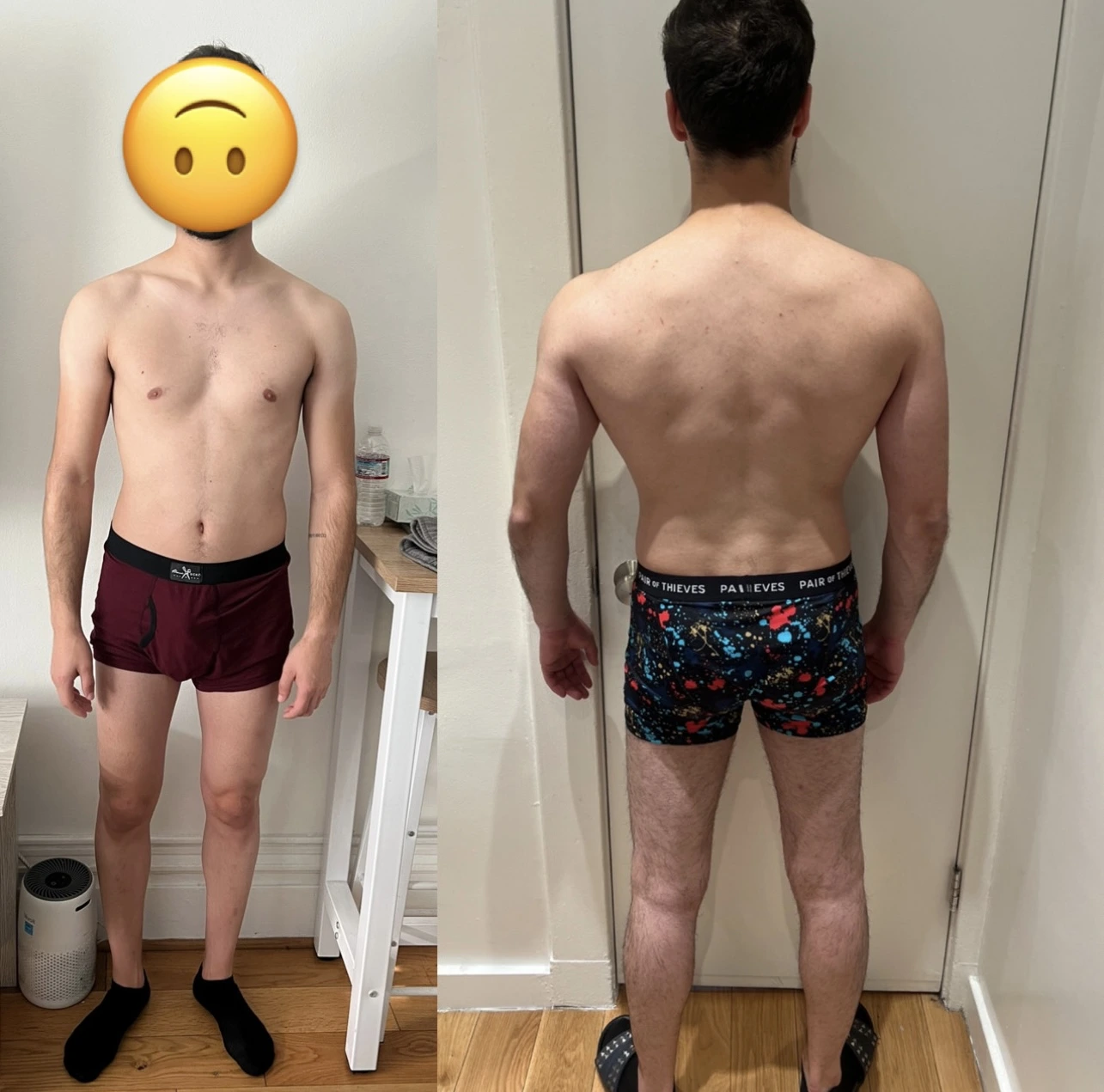 Transformation client ChedlyFit 3 — coach Montréal Québec avant après